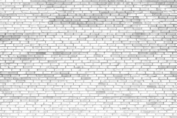 Fototapeta na wymiar Old brick wall, the white surface of the stone blocks