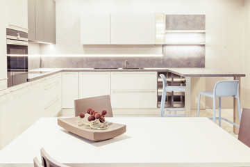 modern beautiful apartment in new luxury home interior