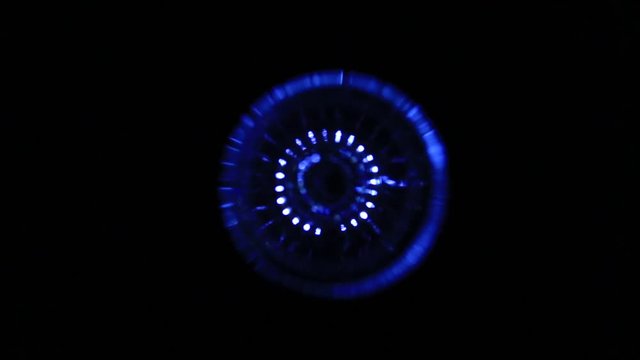 Musical motion footage. Neon speakers