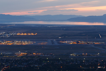 Obraz premium Sunset Utah Mountains