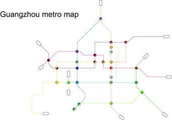 Guangzhou metro map