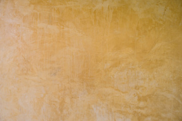 Concrete Wall Yellow Color Background