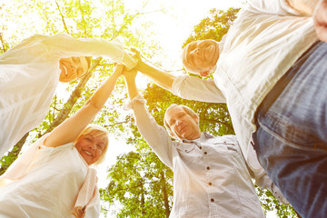 High Five als Unterstützung und Motivation