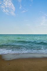 A beautiful beach, concept of travel