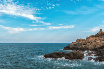 Haeundae beach sea is Busan's most popular in Korea