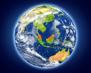 Malaysia on planet Earth