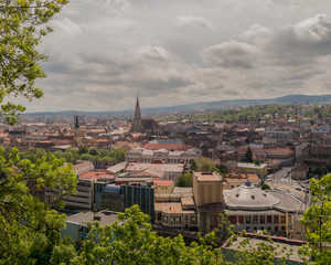 Cluj-Napoca, Upper View, Romania, Summer Season