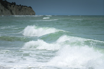 A beautiful beach, concept of travel