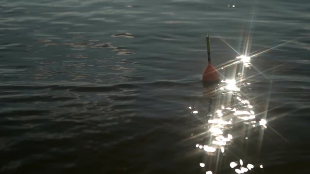 Float on the waves close up