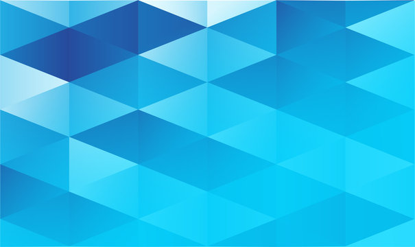 Blue geometric abstract background vector