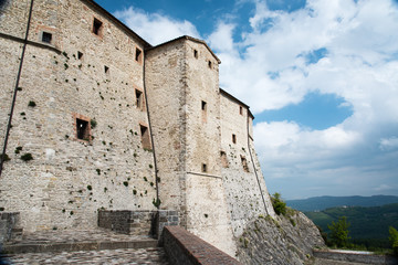 Fototapeta na wymiar Castle of San Leo. The fortress of Cagliostro. Rimini