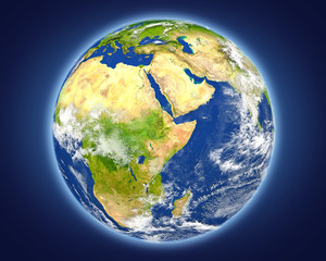 Ethiopia on planet Earth