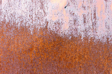 Old rusty iron metal background plate texture
