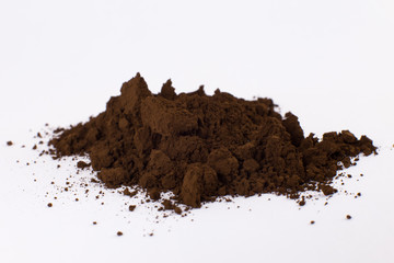 pigment on a white background