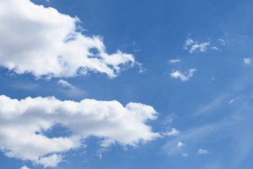 Fototapeta premium Clouds against the blue sky