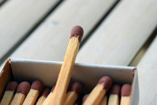 Close up of matches