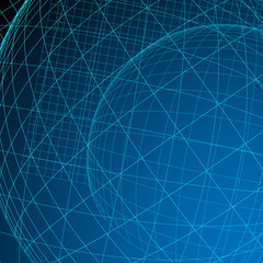 background circles, cells abstract color