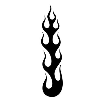 Flame Tribal Tattoo