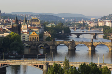 Fototapeta na wymiar the old city of Prague