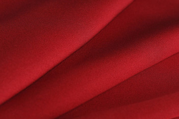 Folds of red cloth