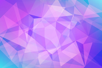 Obraz premium Abstract horizontal triangle background. Tender smooth polygonal backdrop for business presentation. Soft gradient color transition for mobile application and web. Trendy geometric colorful banner.