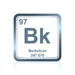 Chemical element berkelium from the Periodic Table