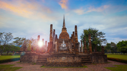 Wat Sa Si Temple at Sukhothai Historical Park, a UNESCO World Heritage Site in Thailand