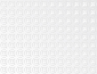 White pattern background.