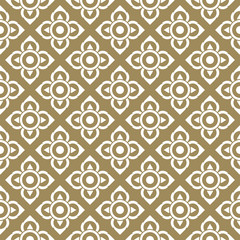 line thai traditional seamless pattern background