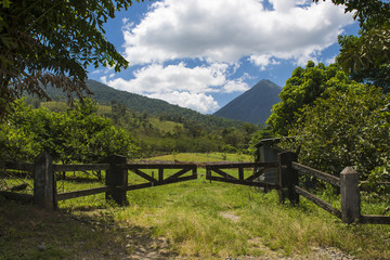 Fototapeta premium View of the Arenal Volcano in Costa Rica, Central America