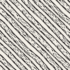 Decorative seamless pattern with handdrawn doodle lines. Hand painted grungy wavy stripes background. Trendy freehand texture