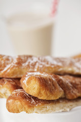 horchata and fartons, typical snack in Valencia, Spain