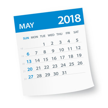 May 2018 Calendar Leaf - Illustration