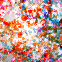 background circles, cells abstract color