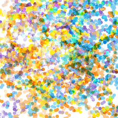 background circles, cells abstract color