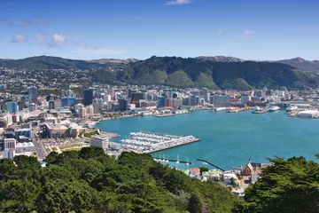 Papier Peint photo Nouvelle-Zélande Wellington, Nouvelle-Zélande