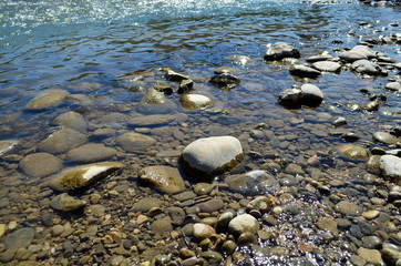 Obraz premium Hintergrund Steine und Wasser