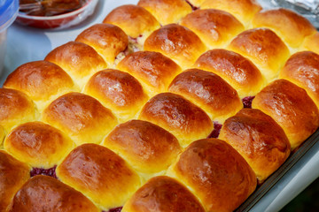 Close Up View of Homemade Scones on the Table