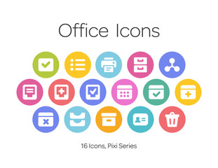 Office Icons, Pixi Series