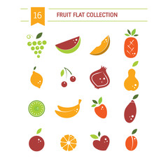 Fruit collection icons