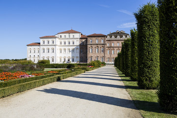 Fototapeta na wymiar Parco della Venaria Reale, Torino, Italia