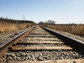 Fototapeta na wymiar Train tracks #1