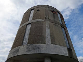 Water tank for steam trains