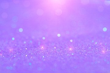 Soft violet or purple bokeh light is the soft blurred circles of light white and light purple ....