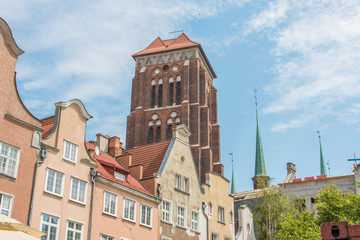 Fototapeta na wymiar Marienkirche Gdańsk (Danzig) pomorskie (Pommern) Polska (Polen)
