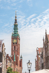 Rechtstädtische Rathaus (Ratusz Głównego Miasta) Gdańsk (Danzig) pomorskie (Pommern) Polska...