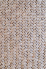 The Pattern of Thai style bamboo handcraft texture background