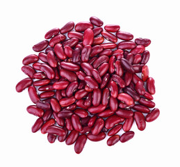 Red bean isolated on white background