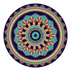 Flower Mandalas. Vintage decorative elements. Oriental pattern, vector illustration. Islam, Arabic, Indian, turkish, pakistan, chinese, ottoman motifs