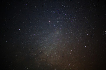 Fototapeta na wymiar A wide angle view of the Antares Region of the Milky Way, Galactic center of the milky way galaxy